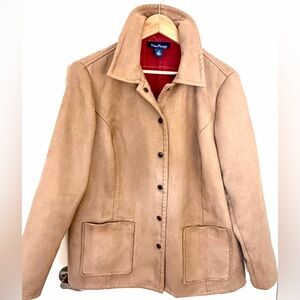 Evan Picone Microfiber & Flannel Lined Utility Jacket for Women, Sz 1X, EUC